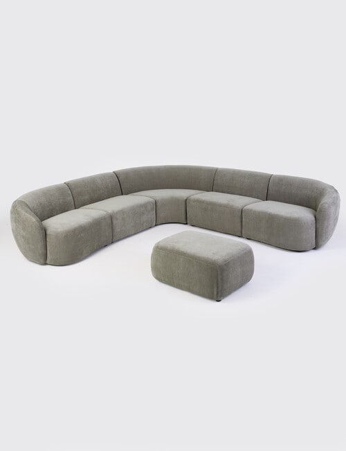 Marcello&Co Callie Fabric Modular Corner product photo View 20 L