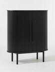 LUCA Furniture Oslo Cabinet, Black product photo