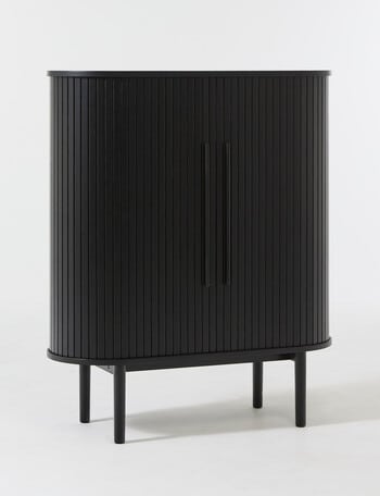 LUCA Furniture Oslo Cabinet, Black product photo