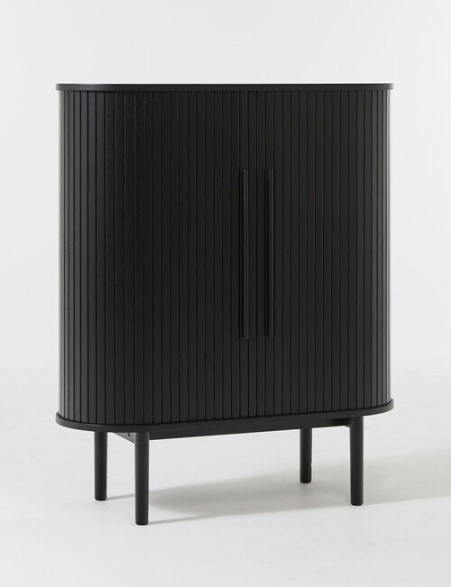 LUCA Furniture Oslo Cabinet, Black product photo