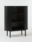 LUCA Furniture Oslo Cabinet, Black product photo View 02 S