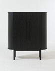 LUCA Furniture Oslo Cabinet, Black product photo View 03 S