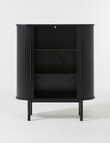 LUCA Furniture Oslo Cabinet, Black product photo View 04 S