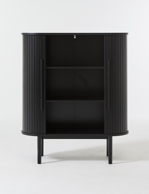 LUCA Furniture Oslo Cabinet, Black product photo View 04 L
