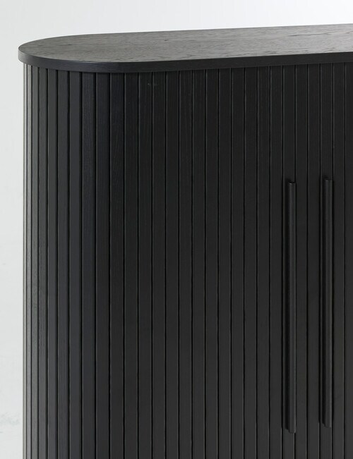 LUCA Furniture Oslo Cabinet, Black product photo View 05 L