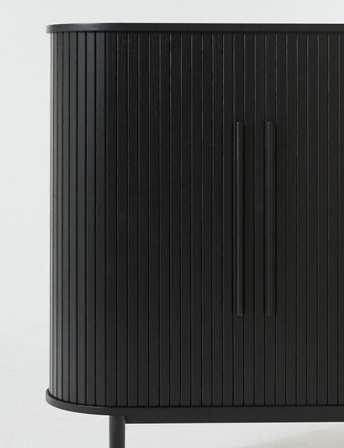 LUCA Furniture Oslo Cabinet, Black product photo View 06 L