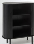 LUCA Furniture Oslo Cabinet, Black product photo View 08 S