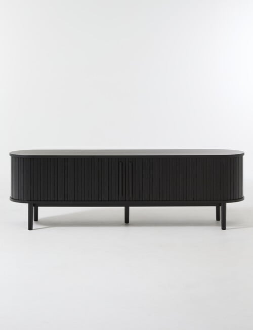 LUCA Furniture Oslo TV Cabinet, Black product photo View 03 L