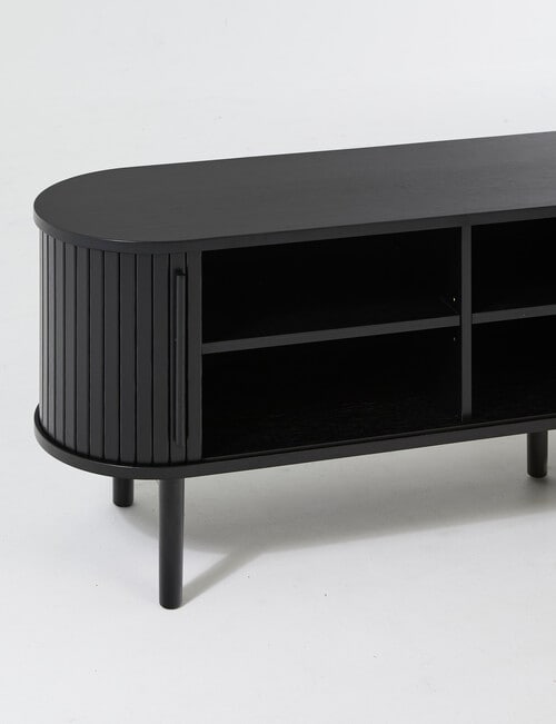 LUCA Furniture Oslo TV Cabinet, Black product photo View 07 L