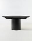 LUCA Furniture Porto Dining Table, D1.2-1.67m, Black product photo