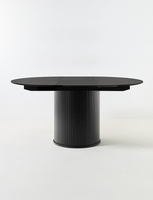 LUCA Furniture Porto Dining Table, D1.2-1.67m, Black product photo