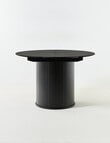 LUCA Furniture Porto Dining Table, D1.2-1.67m, Black product photo View 04 S