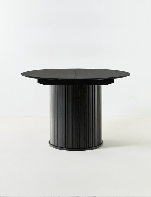 LUCA Furniture Porto Dining Table, D1.2-1.67m, Black product photo View 04 L