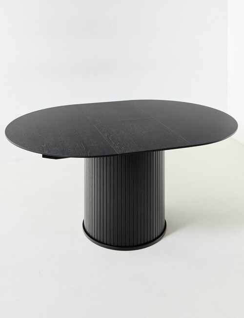 LUCA Furniture Porto Dining Table, D1.2-1.67m, Black product photo View 09 L