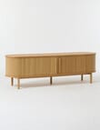 LUCA Furniture Oslo TV Cabinet, Natural product photo