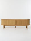 LUCA Furniture Oslo TV Cabinet, Natural product photo View 03 S