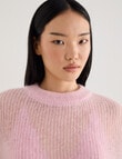 State of play Magda Mohair Blend Sweater, Rose Quartz product photo View 04 S