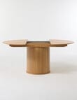 LUCA Furniture Porto Dining Table D1.2-1.67m, Natural product photo View 03 S