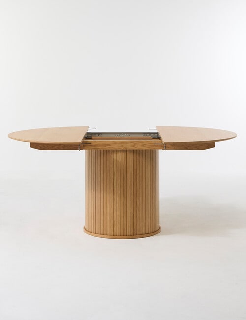 LUCA Furniture Porto Dining Table D1.2-1.67m, Natural product photo View 03 L