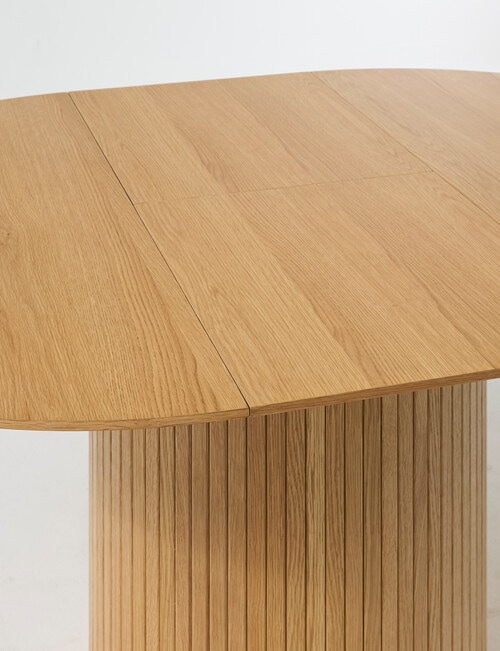 LUCA Furniture Porto Dining Table D1.2-1.67m, Natural product photo View 09 L