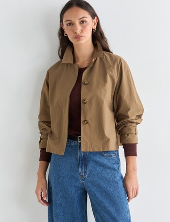 Mineral Trenchie Shirt, Pecan product photo