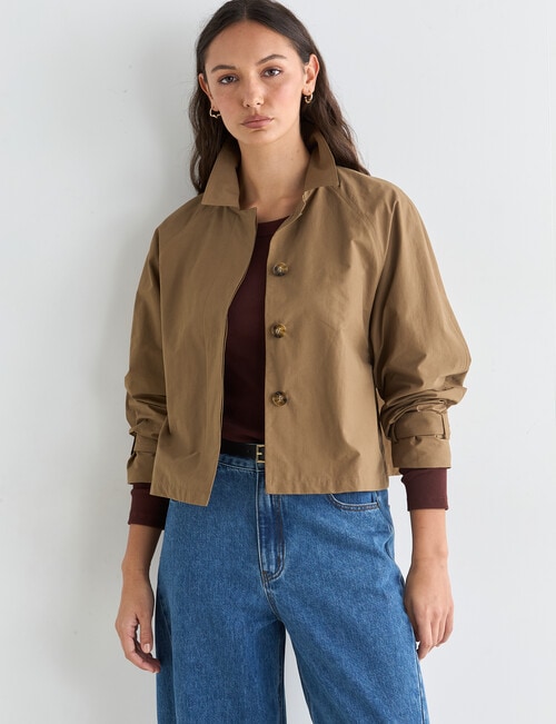 Mineral Trenchie Shirt, Pecan product photo