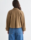 Mineral Trenchie Shirt, Pecan product photo View 02 S
