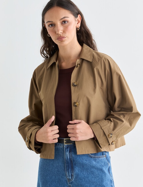 Mineral Trenchie Shirt, Pecan product photo View 07 L