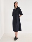 Jigsaw Angle Shirt Dress, Blue Chambray product photo View 03 S