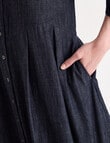 Jigsaw Angle Shirt Dress, Blue Chambray product photo View 06 S