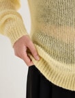 State of play Magda Mohair Blend Sweater, Panna Cotta product photo View 05 S