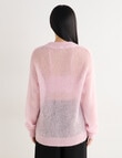 State of play Magda Mohair Blend Sweater, Rose Quartz product photo View 02 S