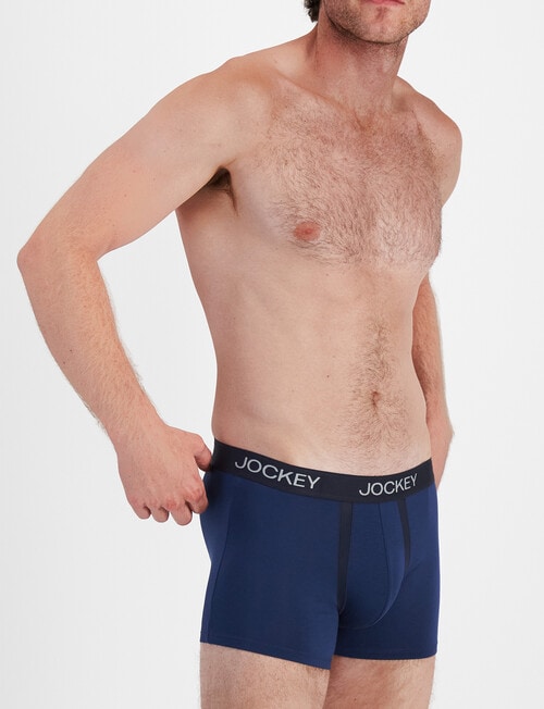 Jockey Chafe Proof Modal Trunk, James Dean Navy product photo View 02 L