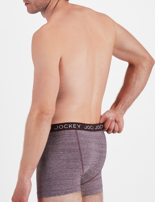 Jockey Miami No Ride Up Trunk, Deep Plum product photo View 03 L
