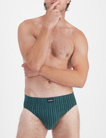 Jockey Sports Stripe Brief, 2-Pack, Regency Stripe Pine product photo