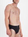 Jockey Sports Stripe Brief, 2-Pack, Regency Stripe Black product photo View 02 S