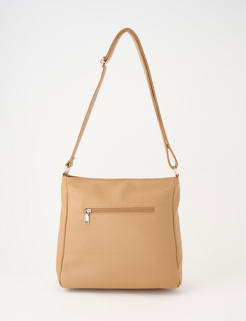 Boston + Bailey Zips Shoulder Bag, Tan product photo View 02 L
