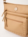 Boston + Bailey Zips Shoulder Bag, Tan product photo View 05 S