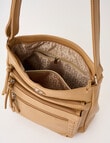 Boston + Bailey Zips Shoulder Bag, Tan product photo View 06 S
