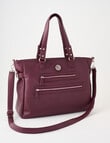 Boston + Bailey Gianna Tote Bag, Burgundy product photo