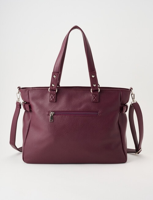 Boston + Bailey Gianna Tote Bag, Burgundy product photo View 02 L