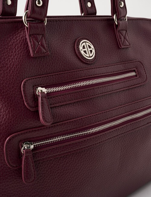 Boston + Bailey Gianna Tote Bag, Burgundy product photo View 05 L