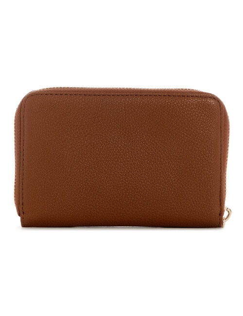 Guess Isola SLG Medium Zip Around Wallet, Cognac product photo View 02 L