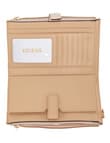 Guess Laurel II Double Zip Organizer, Latte Logo & Brown product photo View 03 S