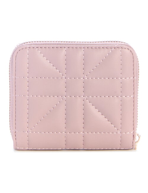 Guess Edita Small Zip Around Wallet, Rose product photo View 02 L