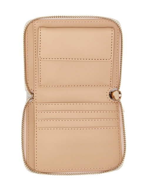Guess Edita Small Zip Around Wallet, Rose product photo View 03 L