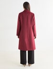 Whistle Longline Coat, Sangria product photo View 02 S