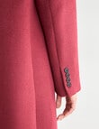 Whistle Longline Coat, Sangria product photo View 06 S