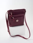 Boston + Bailey Boba Gianna Crossbody Bag, Burgundy product photo