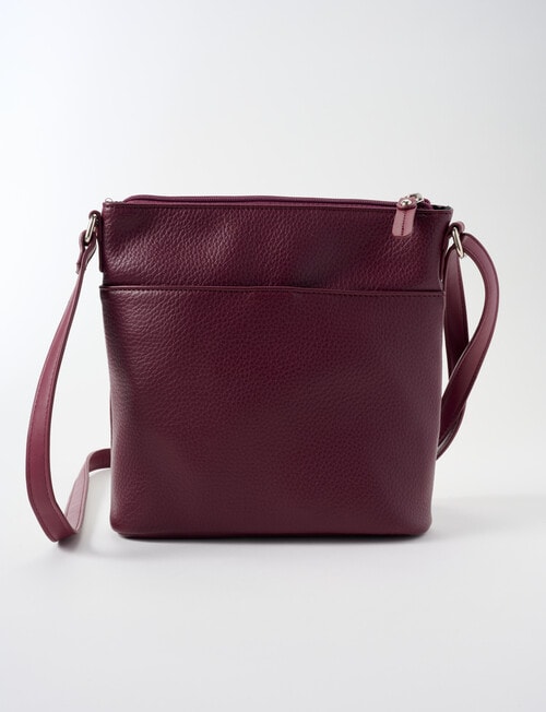 Boston + Bailey Boba Gianna Crossbody Bag, Burgundy product photo View 02 L